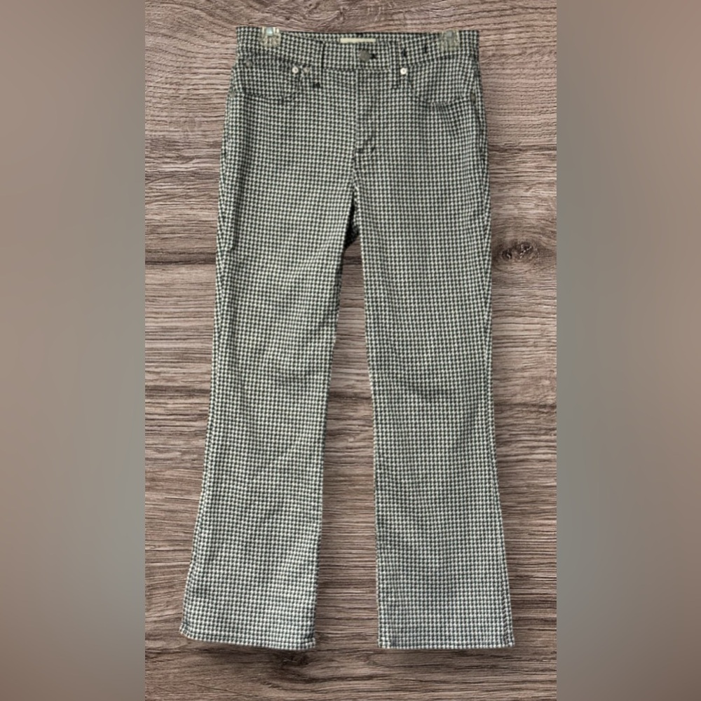 EUC Madewell Mid-Rise Spruce Ankle Jean
 SZ 27 brown, green, white